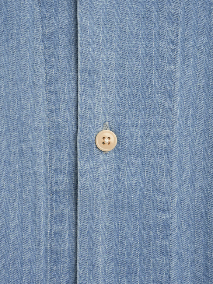 Cuban Short Sleeve Shirt Marden Indigo