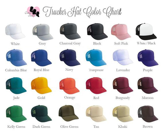 Custom Trucker Hat - BOLD TEXT