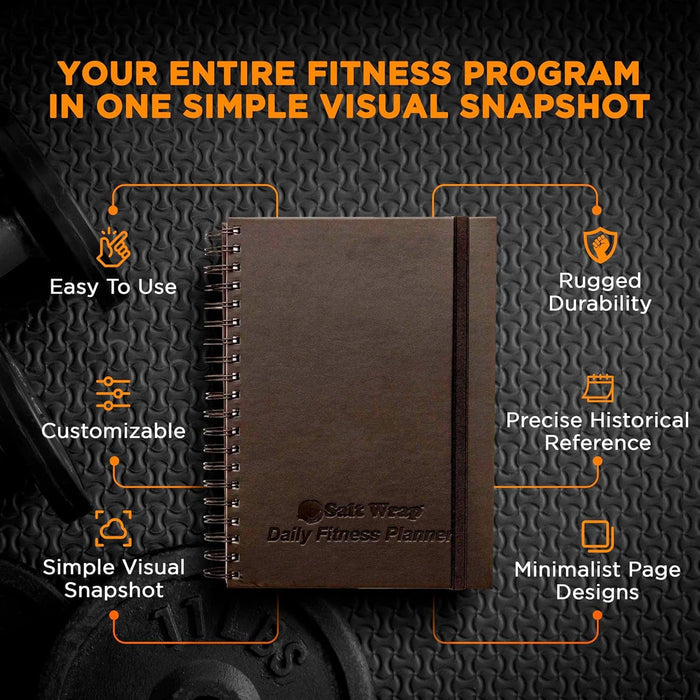 SALTWRAP DAILY FITNESS PLANNER VISUAL SNAPSHOT