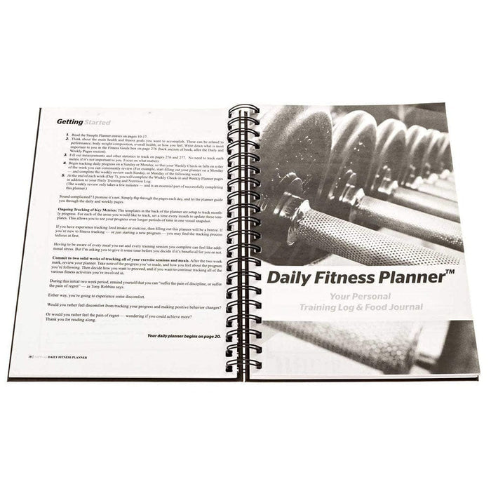 DAILY FITNESS PLANNER - Training Log and Food Journal SaltWrap