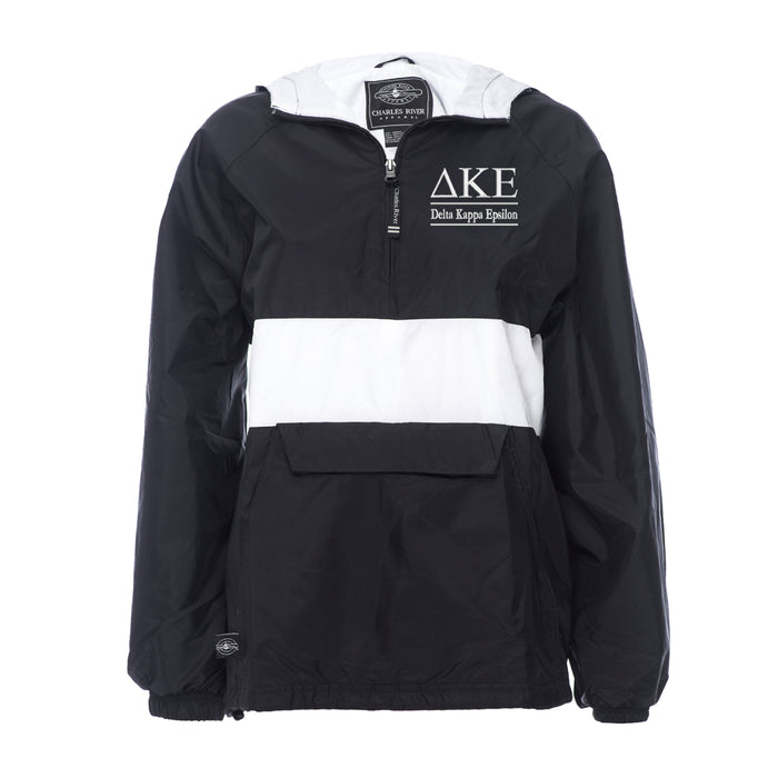 Delta Kappa Epsilon Rugby Striped Lined Windbreaker