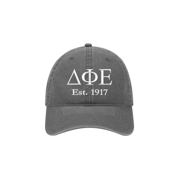 Delta Phi Epsilon Beach Washed Hat
