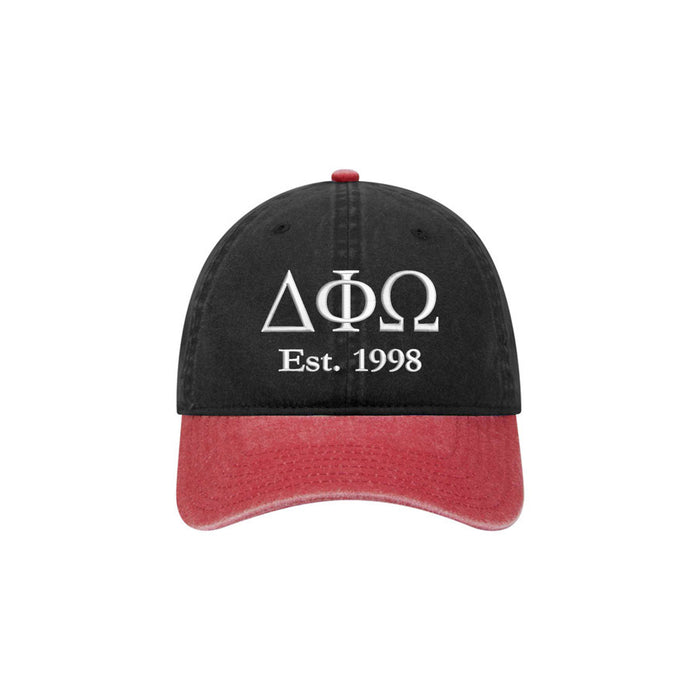 Delta Phi Omega Beach Washed Hat