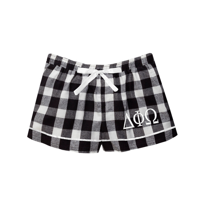 Delta Phi Omega Flannel Boxer Shorts