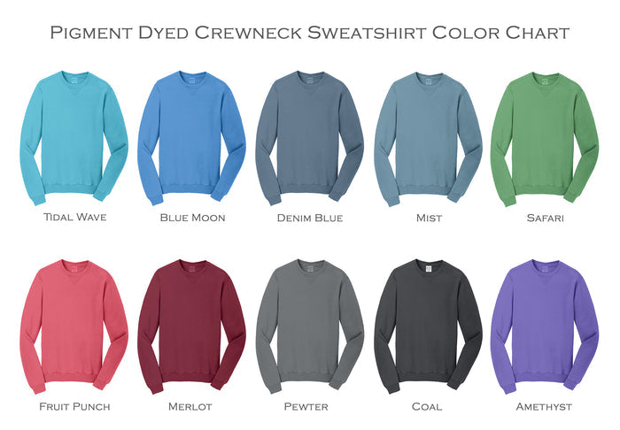 Delta Tau Delta Beach Washed Crewneck Sweatshirt