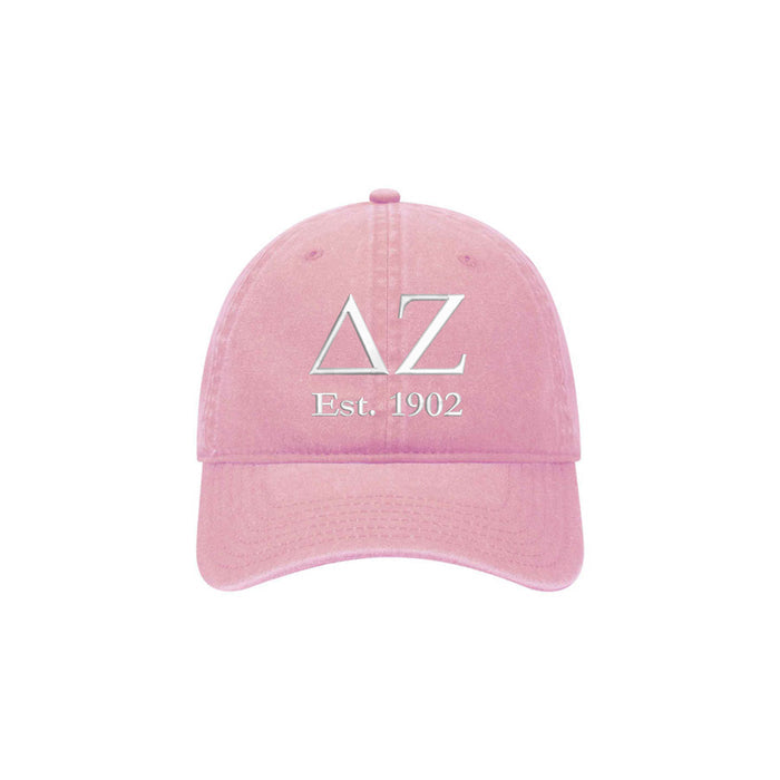 Delta Zeta Beach Washed Hat