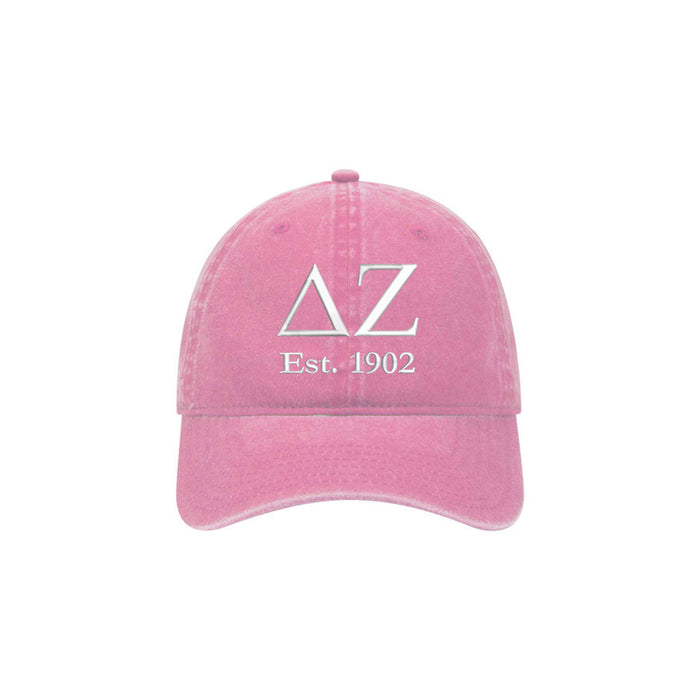 Delta Zeta Beach Washed Hat