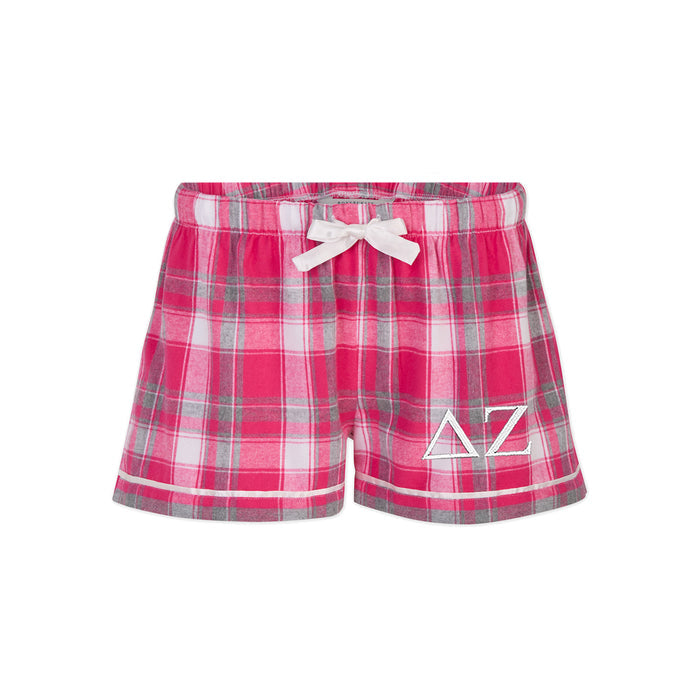 Delta  Zeta Flannel Boxer Shorts