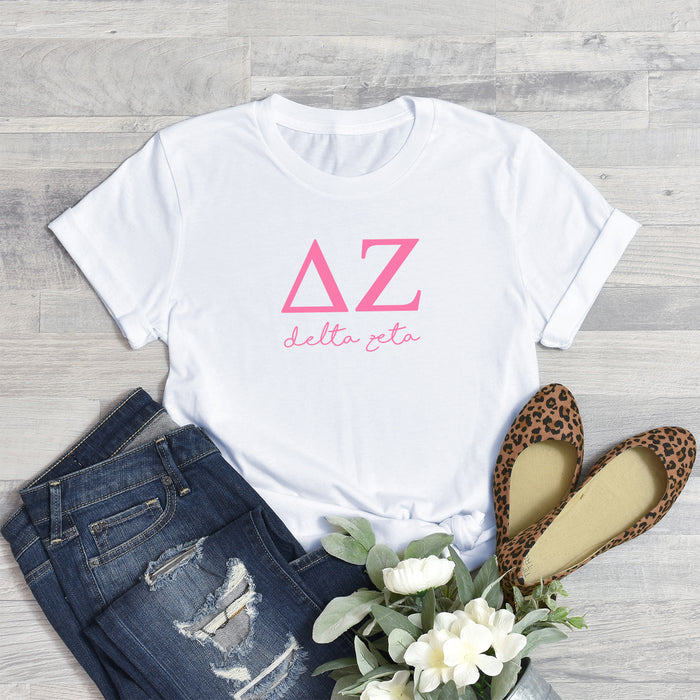 Delta Zeta Short Sleeve T-Shirt - Shoreline Tee