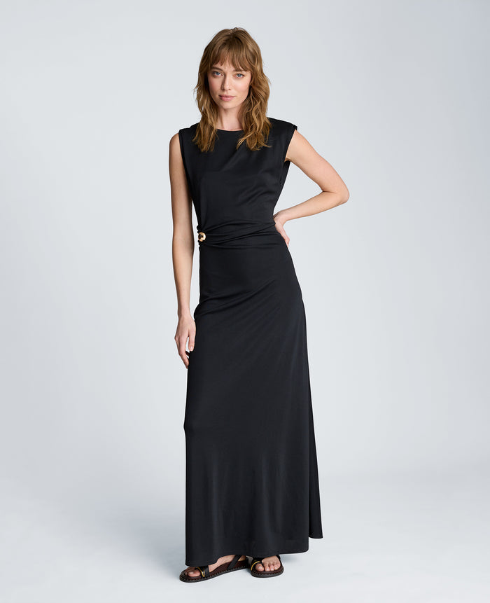 Drape Waist Maxi Dress