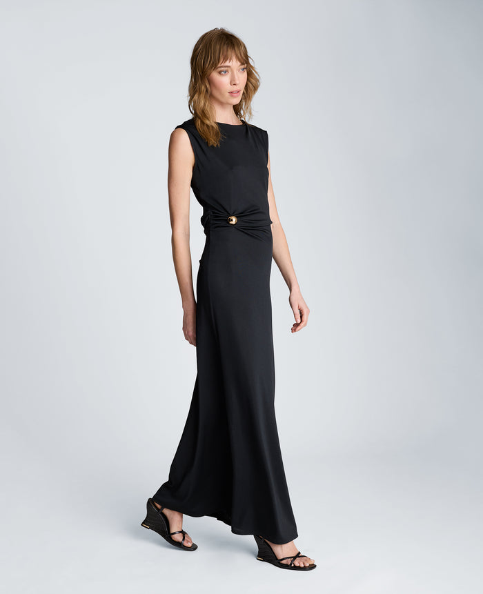 Drape Waist Maxi Dress