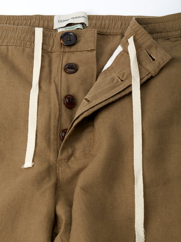 Drawstring Shorts Linton Tobacco