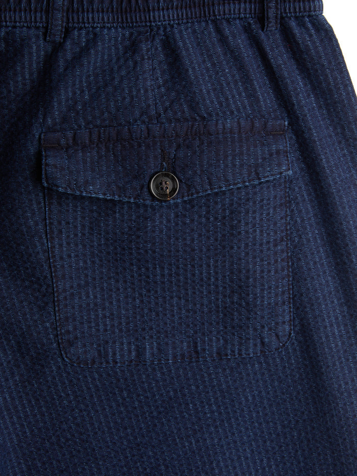 Drawstring Trousers Bateman Indigo