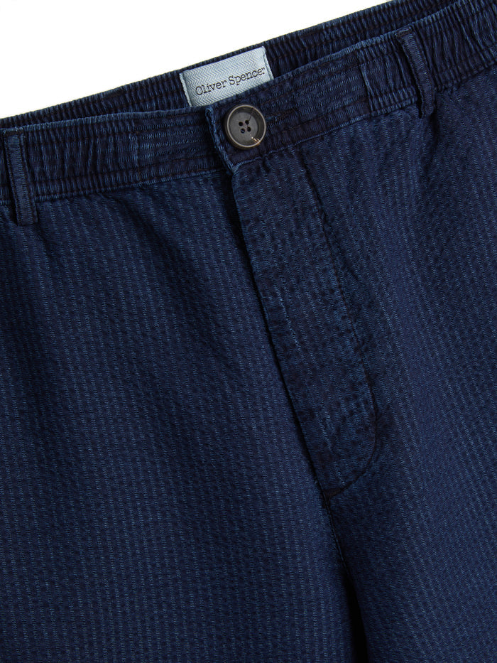 Drawstring Trousers Bateman Indigo