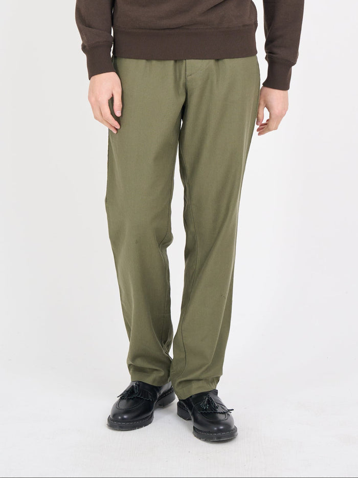 Drawstring Trousers Eastman Green