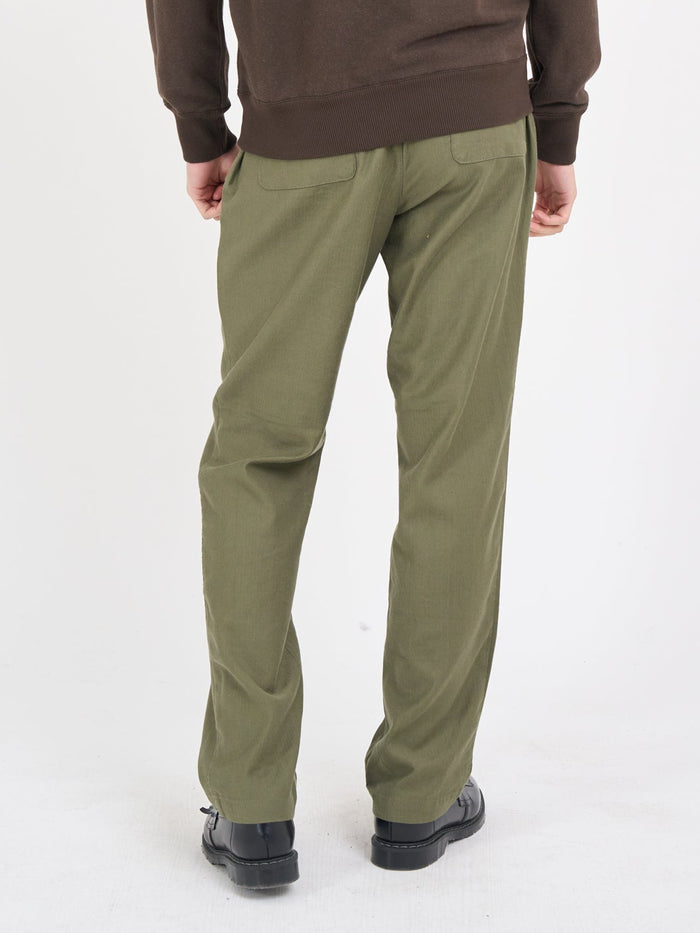 Drawstring Trousers Eastman Green