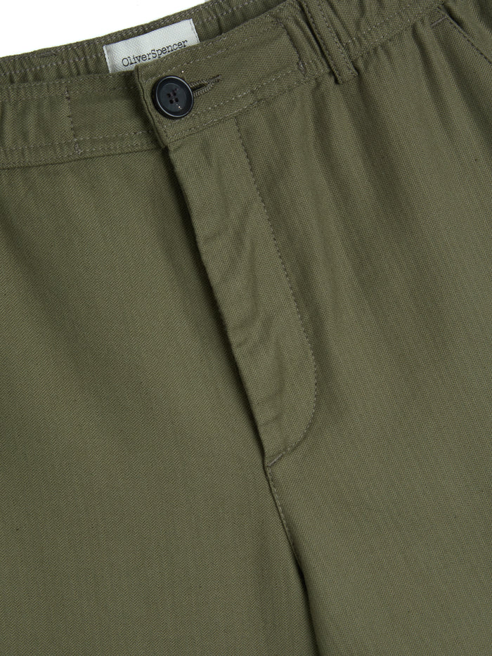 Drawstring Trousers Eastman Green