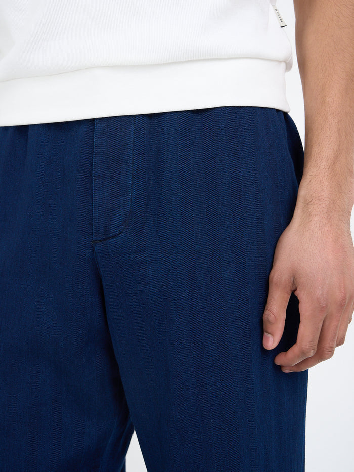 Drawstring Trousers Faye Indigo Blue