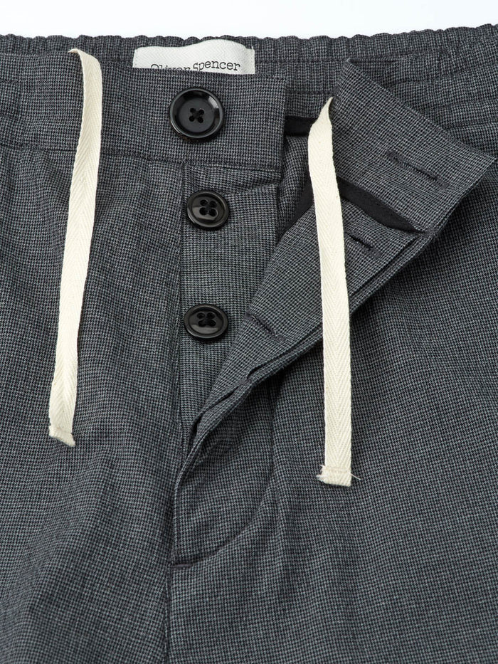 Drawstring Trousers Ruben Charcoal