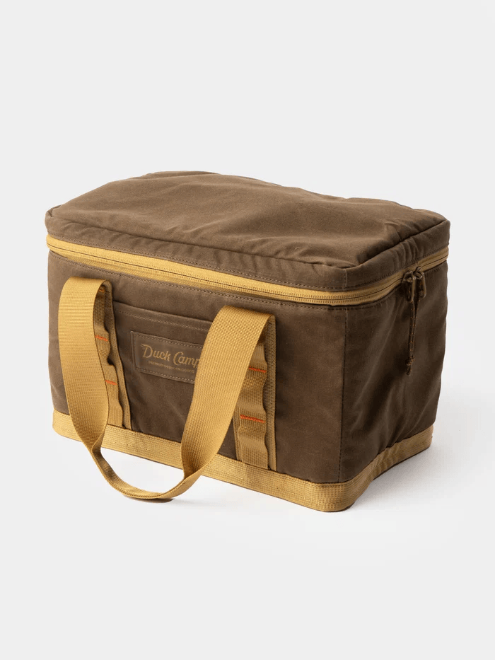 Duck Camp Canvas Ammo Tote Large Duck Camp Pin Oak/Wheat / Large Shell Bag Rivers and Glen Trading Co