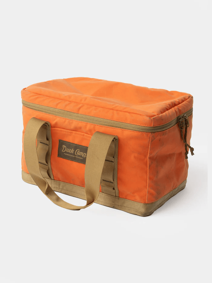 Duck Camp Canvas Ammo Tote Large Duck Camp Blaze/Wheat / Large Shell Bag Rivers and Glen Trading Co