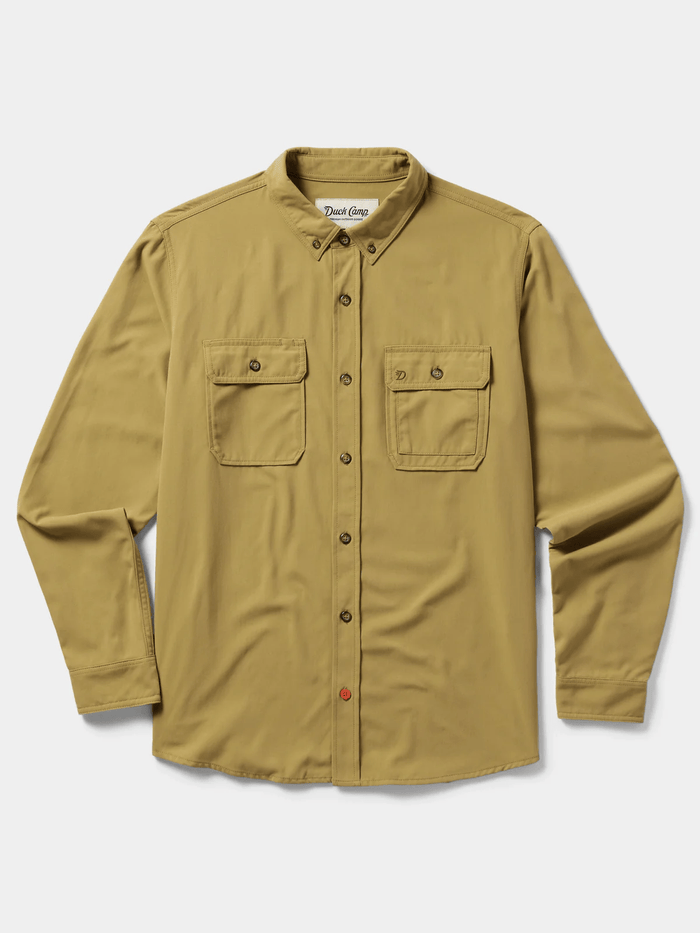 Duck Camp Field Shirt Duck Camp Wheat / M Men's Long Sleeve Button Down Shirts Rivers and Glen Trading Co