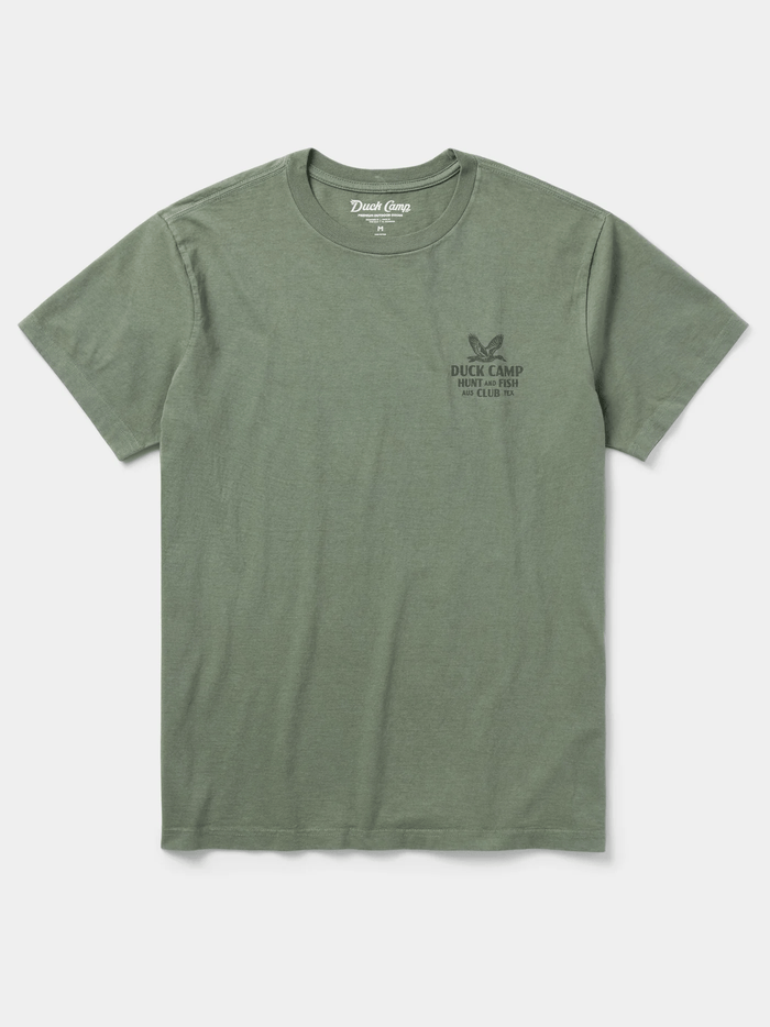 Duck Camp Hunt and Fish Club Graphic Tee Duck Camp Men's Short Sleeve Tee Shirts Rivers and Glen Trading Co