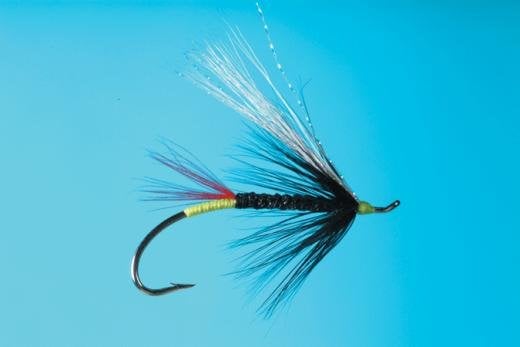 Duddle's Low Water Green Butt  - Black fly