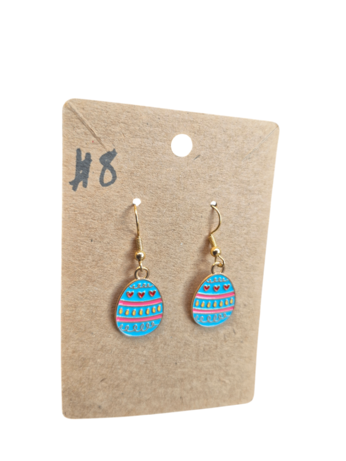 Easter eagg earrings