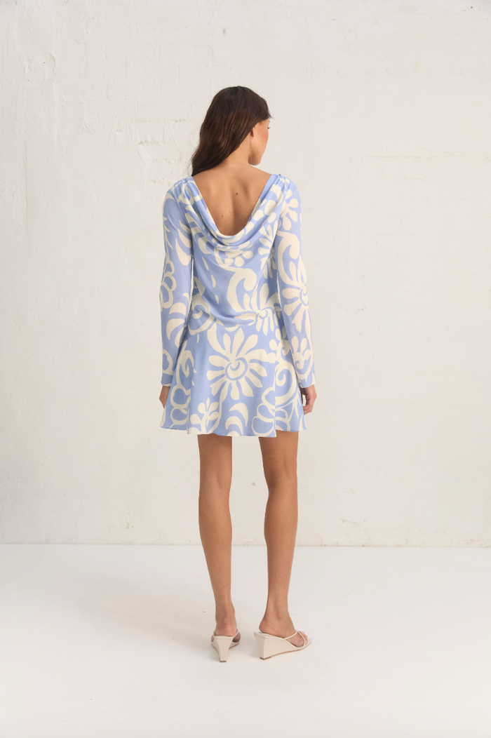 Eden Mini Dress - Eden Flora - Back View 1