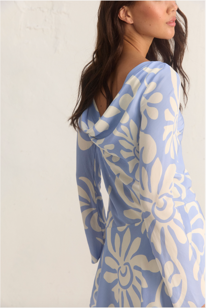 Eden Mini Dress - Eden Flora - Back View 2