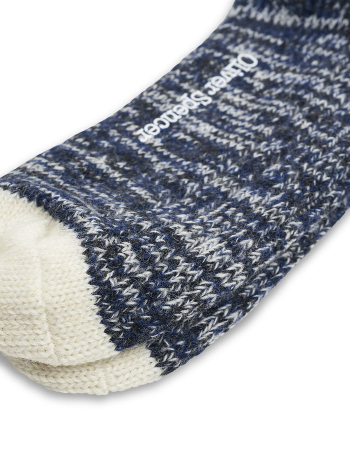 Edmund Socks Finn Navy/Cobalt Blue