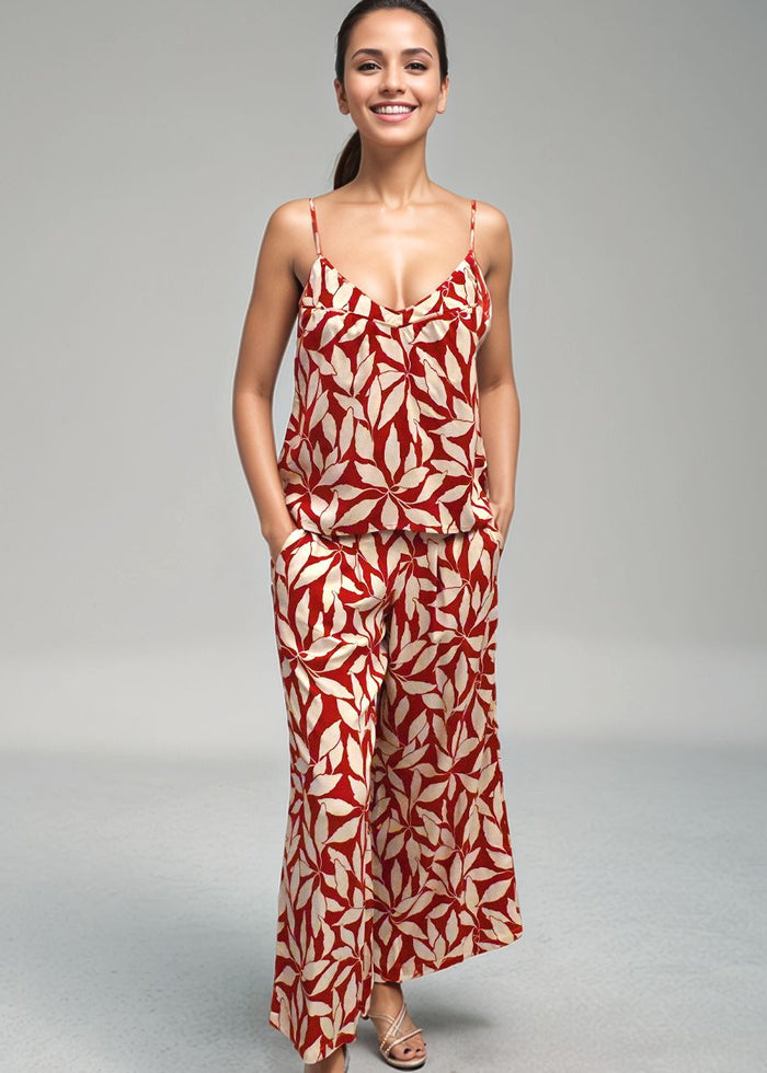 Elisse Top in Laleen Red