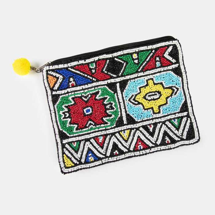 Ethnic Beaded Purse - Medium