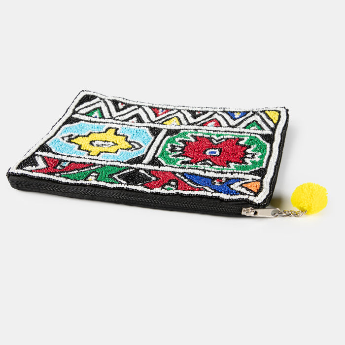 Ethnic Beaded Purse - Medium