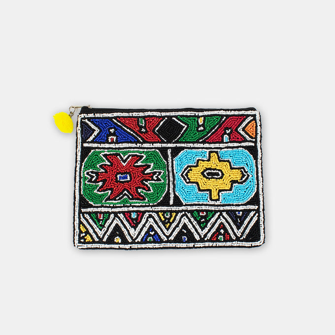 Ethnic Beaded Purse - Medium
