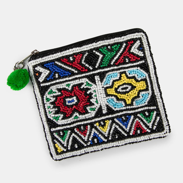 Ethnic Beaded Purse - Small