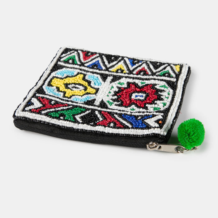 Ethnic Beaded Purse - Small