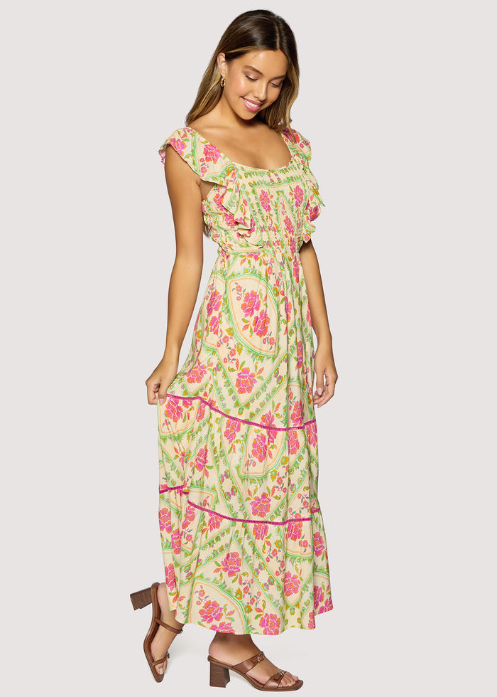 Fiesta Flora Midi Dress