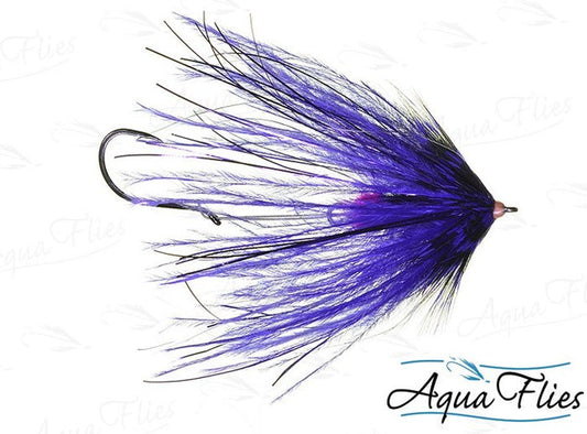 Aqua Flies Fish Taco - Purple steelhead fly