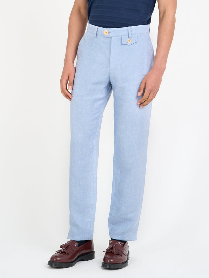 Fishtail Trousers Drescher Blue