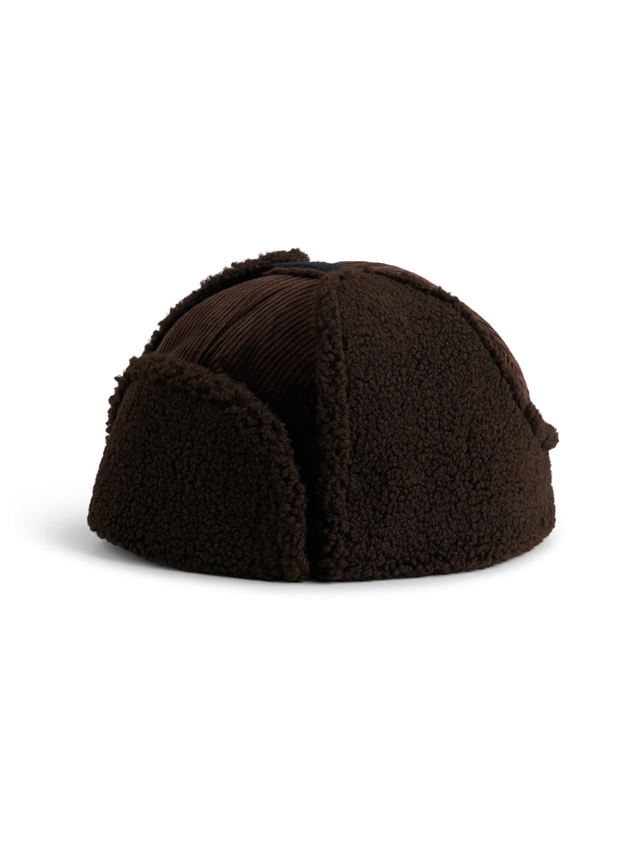 Flight Hat Kingsley Cord Brown