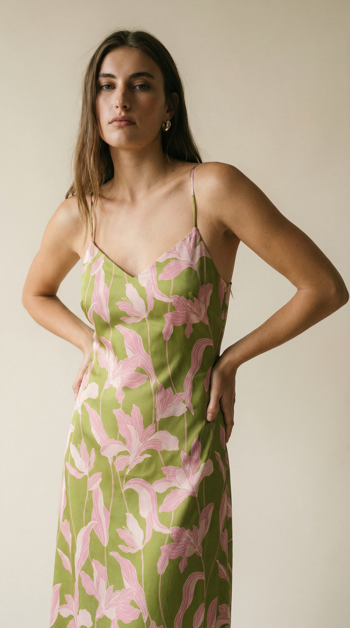 Flora Alcazar Midi Dress