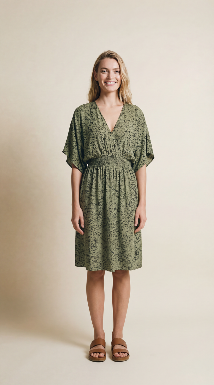 Flynn Dress - Savanae Olive