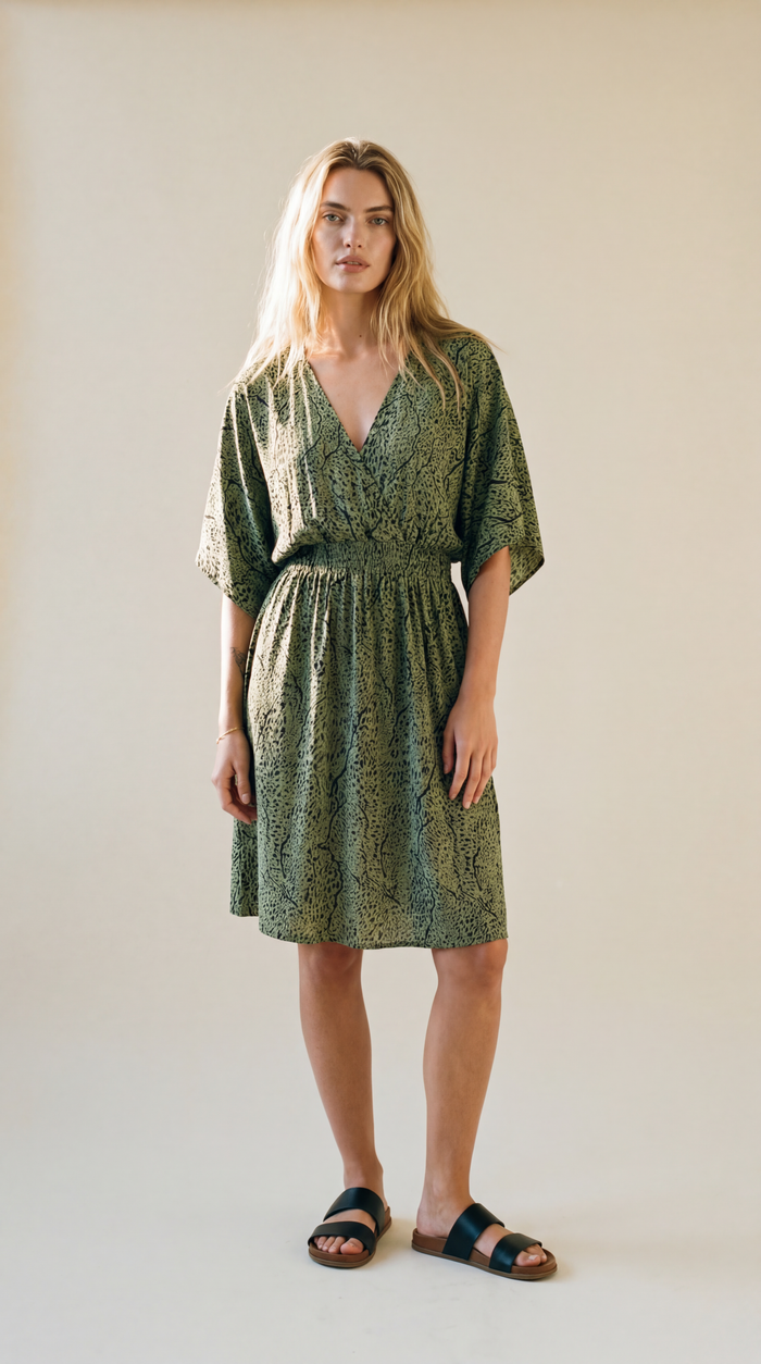 Flynn Dress - Savanae Olive