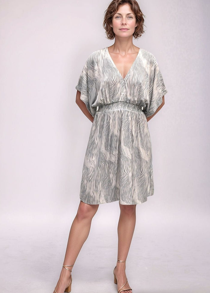 Flynn Dress - Zanzibar Silver