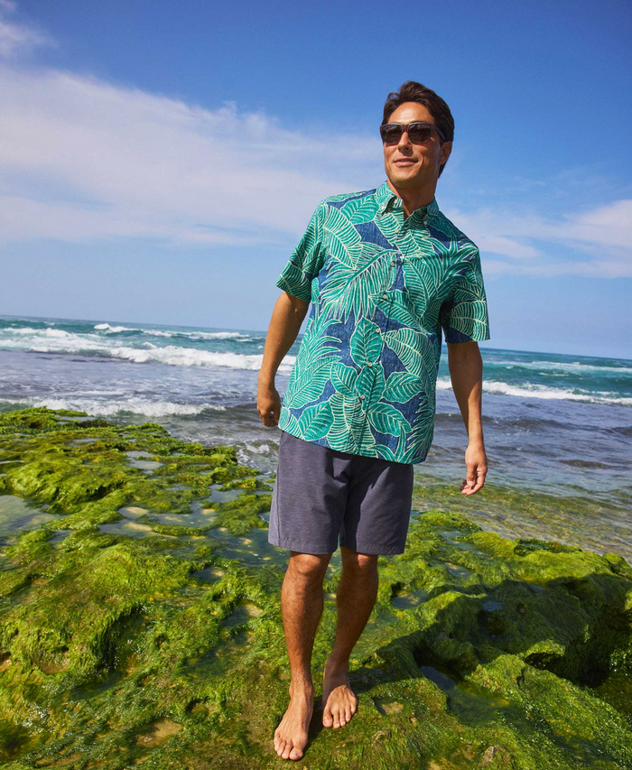 Forest Foliage - Navy