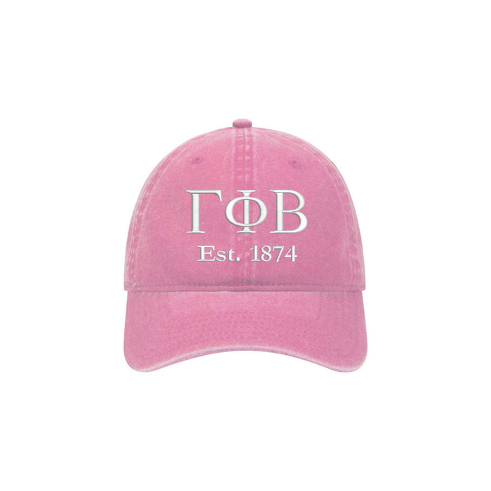 Gamma Phi Beta Beach Washed Hat