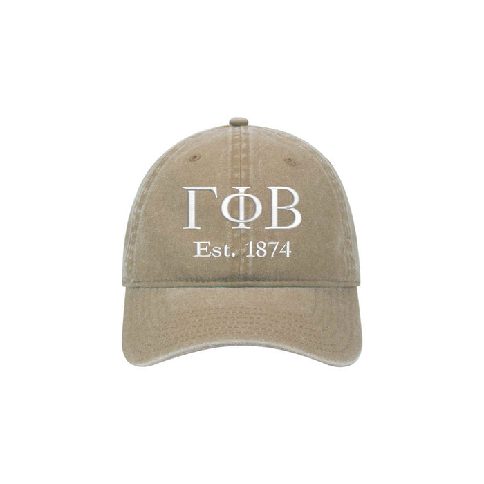 Gamma Phi Beta Beach Washed Hat