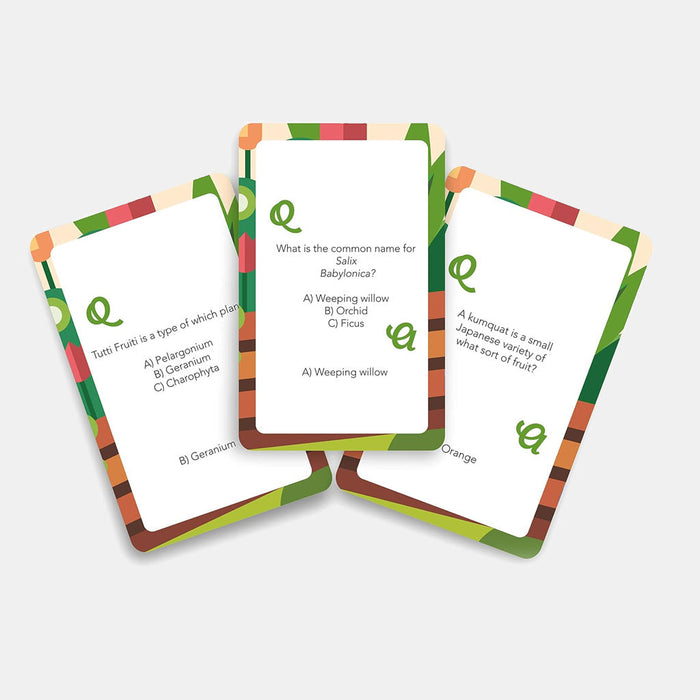 Gardening Trivia Card Game